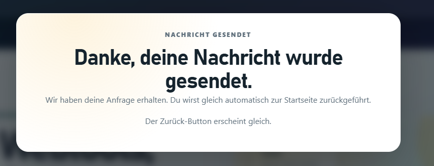 Vorschau zu FWT Contact Modal